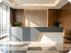 Recepcja z laminatu HPL